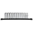 Milwaukee 48 - 22 - 9521 12pc 3/8” Drive 12 - Point Deep Well Metric Socket Set - Mississauga Hardware Centre Inc
