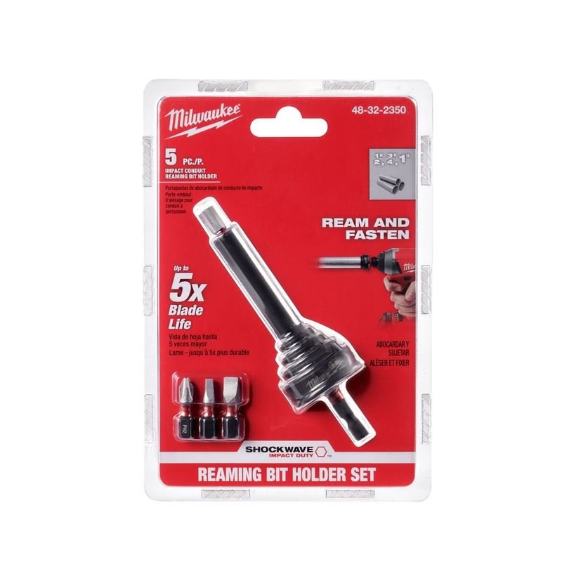 Milwaukee 48 - 32 - 2350 SHOCKWAVE Conduit Reaming Bit Holder - Mississauga Hardware Centre Inc