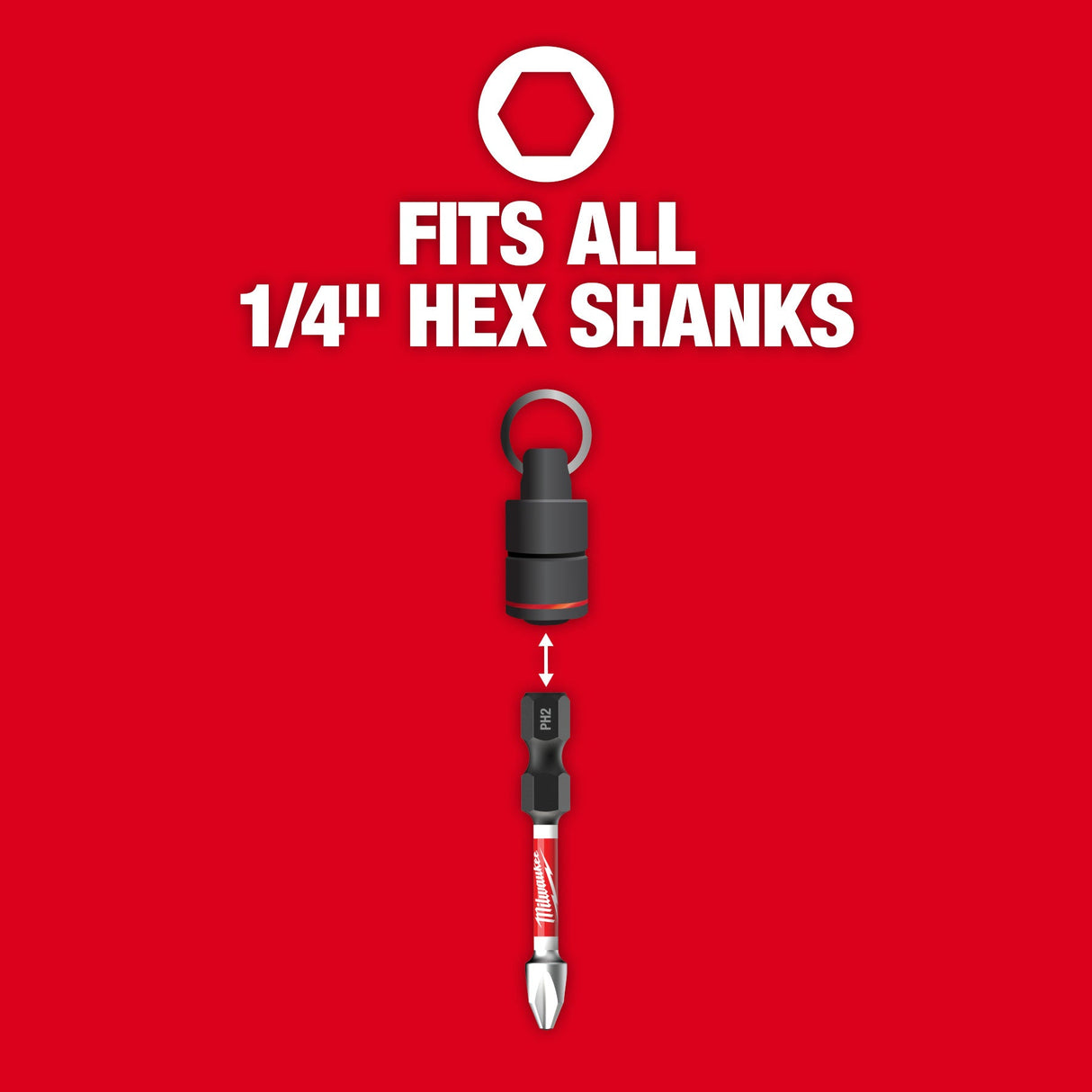 Milwaukee 48 - 32 - 4537 5PC Bit Holder with Carabiner - Mississauga Hardware Centre Inc