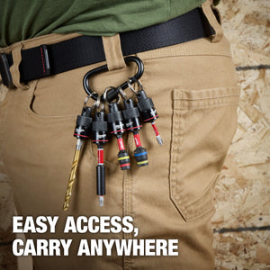 Milwaukee 48 - 32 - 4537 5PC Bit Holder with Carabiner - Mississauga Hardware Centre Inc