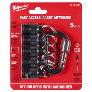 Milwaukee 48 - 32 - 4537 5PC Bit Holder with Carabiner - Mississauga Hardware Centre Inc