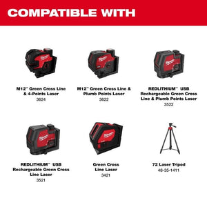 Milwaukee 48 - 35 - 1314 WIRELESS LASER ALIGNMENT BASE W/ REMOTE - Mississauga Hardware Centre Inc