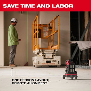 Milwaukee 48 - 35 - 1314 WIRELESS LASER ALIGNMENT BASE W/ REMOTE - Mississauga Hardware Centre Inc