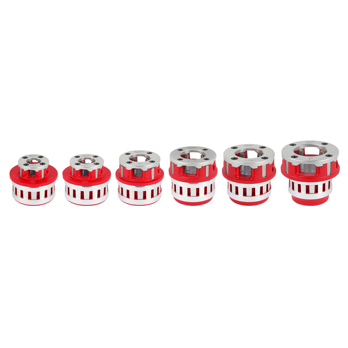 Milwaukee 48 - 36 - 1060 1/2" - 2" High Speed NPT Portable Pipe Threading Forged Aluminum Die Head Kit - Mississauga Hardware Centre Inc