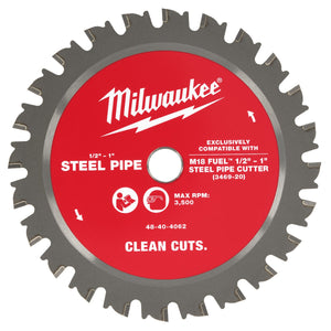 Milwaukee 48 - 40 - 4062 1/2” – 1” Steel Pipe Cutting Blade - Mississauga Hardware Centre Inc