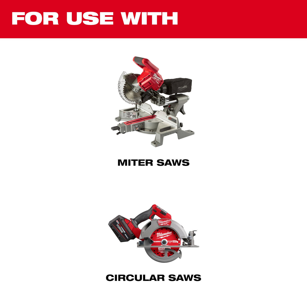 Milwaukee 48 - 41 - 0750 7 - 1/4” 24T NITRUS™ Carbide Framing & Demolition Circular Saw Blade - Mississauga Hardware Centre Inc