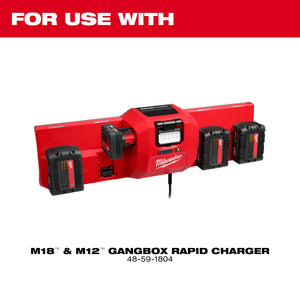 Milwaukee 48 - 59 - 1804 M18™ and M12™ Gangbox Rapid Charger - Mississauga Hardware Centre Inc