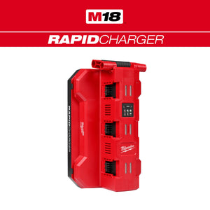 Milwaukee 48 - 59 - 1817 M18™ Six Bay Daisy Chain Rapid Charger - Mississauga Hardware Centre Inc
