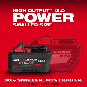 Milwaukee 48 - 59 - 1866 M18™ Dual Bay Super Charger Starter Kit with 2 XC 6.0 FORGE™ Batteries - Mississauga Hardware Centre Inc