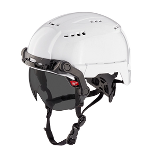 Milwaukee BOLT™ Eye Visor tinted lens on safety helmet