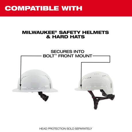 Milwaukee 48-73-1422 compatible with BOLT™ safety helmets and hard hats