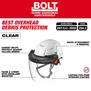 Milwaukee 48-73-1422 face shield feature callouts