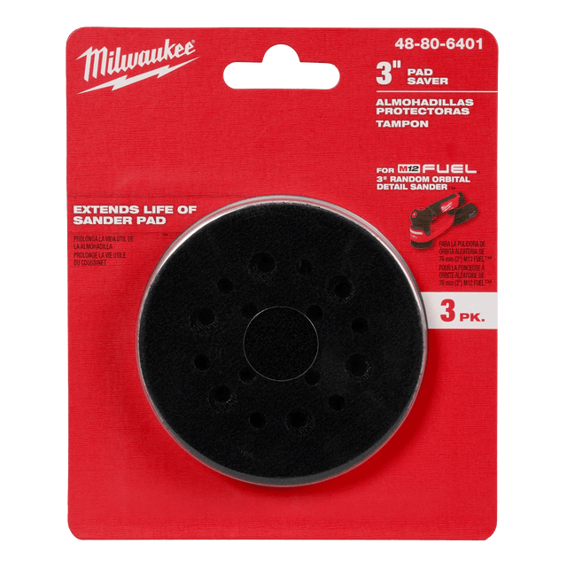 Milwaukee 48 - 80 - 6401 3" Pad Saver - 3PK - Mississauga Hardware Centre Inc