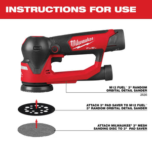 Milwaukee 48 - 80 - 6401 3" Pad Saver - 3PK - Mississauga Hardware Centre Inc