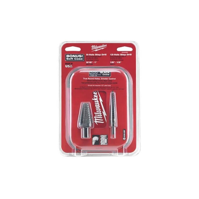 Milwaukee 48 - 89 - 9050 Step Drill Bit Set 2 Piece - Mississauga Hardware Centre Inc