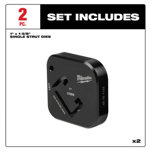 Milwaukee 49 - 16 - 1158 1" x 1 - 5/8 Strut Shearing Dies - Mississauga Hardware Centre Inc