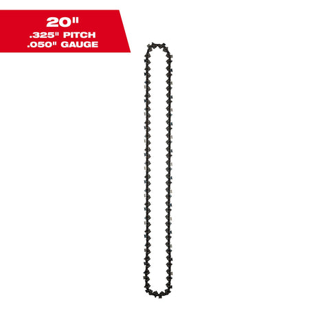Milwaukee 49 - 16 - 2752 20" .325" Pitch, .050" Gauge Saw Chain - Mississauga Hardware Centre Inc