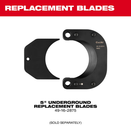 Milwaukee 49 - 16 - 2875 5" Underground Replacement Blades - Mississauga Hardware Centre Inc