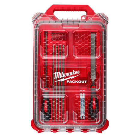 Milwaukee 49 - 16 - 2880 9pc Saw Chain Sharpening Set with PACKOUT™ Low - Profile Compact Organizer - Mississauga Hardware Centre Inc