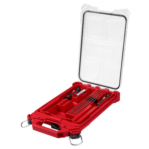 Milwaukee 49 - 16 - 2880 9pc Saw Chain Sharpening Set with PACKOUT™ Low - Profile Compact Organizer - Mississauga Hardware Centre Inc