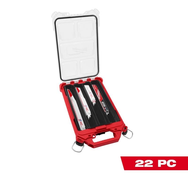 Milwaukee 49 - 22 - 5640 22PC SAWZALL Blade PACKOUT Kit - Mississauga Hardware Centre Inc