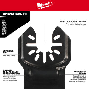 Milwaukee 49 - 25 - 2251 OPEN - LOK™ DIAMOND MAX™ Diamond Grit Grout Removal Multi - Tool Plunge Blade - Mississauga Hardware Centre Inc