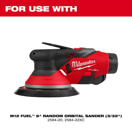 Milwaukee 49 - 36 - 2583 6" Hook & Loop Random Orbital Sander Backing Pad - Soft - Mississauga Hardware Centre Inc