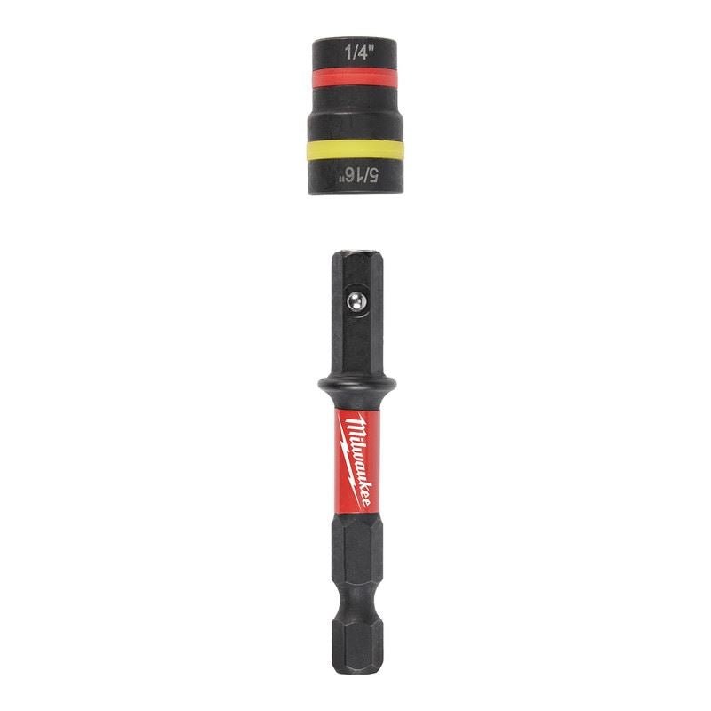 Milwaukee 49 - 66 - 4542 SHOCKWAVE Impact Duty QUIK CLEAR 2 - in - 1 Magnetic Nut Drivers - Mississauga Hardware Centre Inc