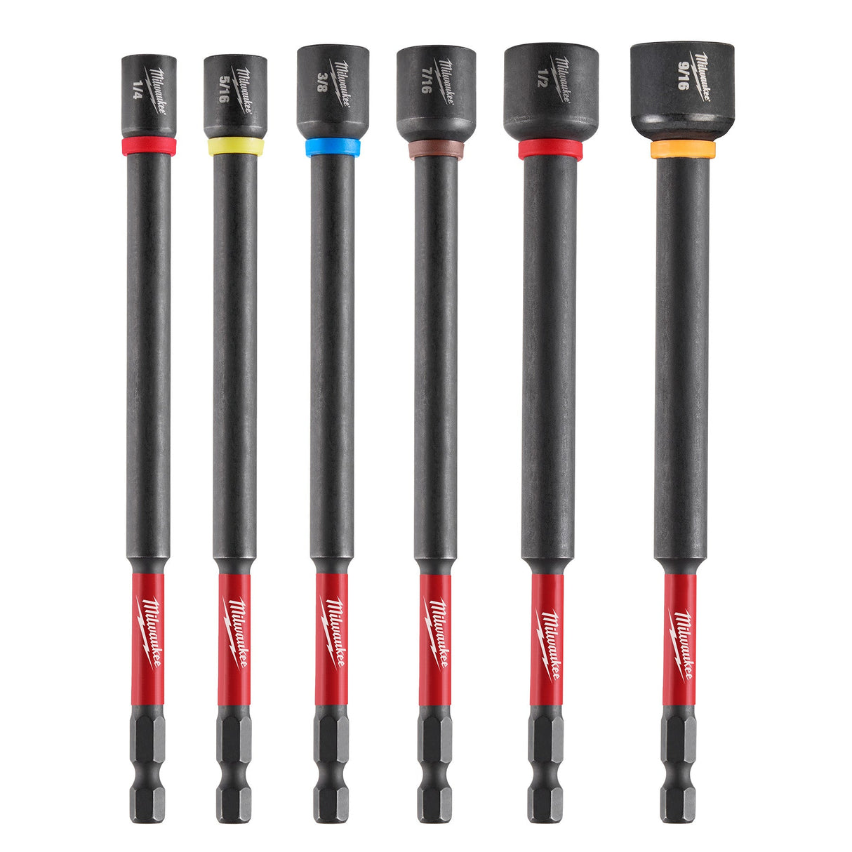 Milwaukee 49 - 66 - 4567 SHOCKWAVE Impact Duty™ 6" Magnetic Nut Driver Set 6PC - Mississauga Hardware Centre Inc