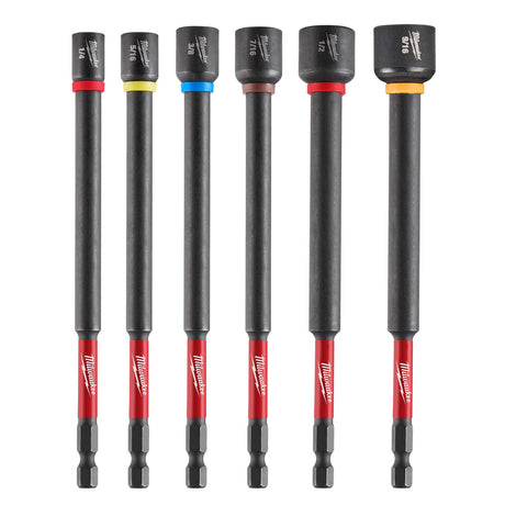 Milwaukee 49 - 66 - 4567 SHOCKWAVE Impact Duty™ 6" Magnetic Nut Driver Set 6PC - Mississauga Hardware Centre Inc