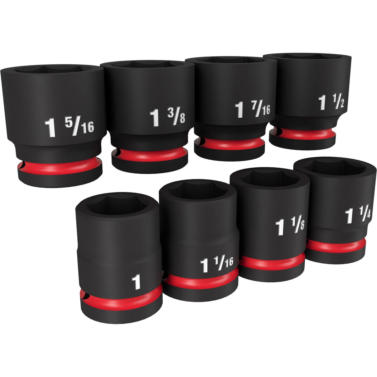 Milwaukee 49 - 66 - 7017 8PCSHOCKWAVE Impact Duty™ 3/4" Drive SAE Standard 6 Point Socket Set - Mississauga Hardware Centre Inc