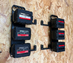 StealthMount BD-MW18-HF-1 Battery Board with Handle and Feet for Milwaukee M18