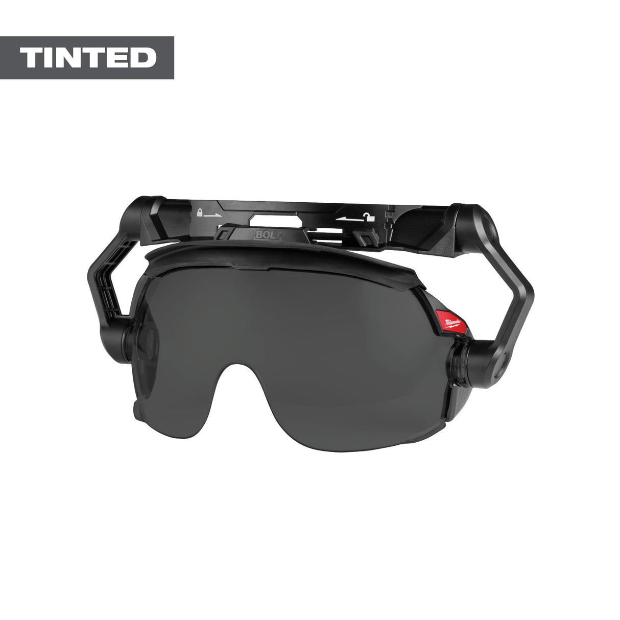 Milwaukee BOLT™ Gasketed Eye Visor - Dual Coat Lens (Compatible with Milwaukee® BOLT™ Safety Helmets & BOLT™ Hard Hats) - Mississauga Hardware Centre Inc