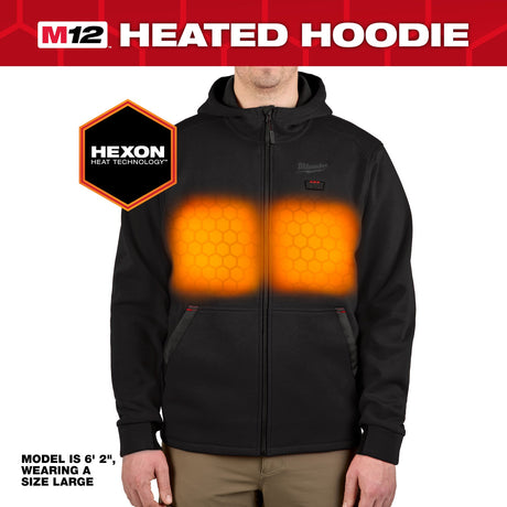 Milwaukee M12 Heated Hoodie - Black - Mississauga Hardware Centre Inc