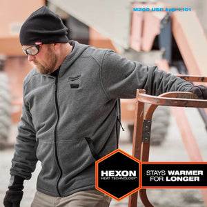 Milwaukee M12 Heated Hoodie - Grey MED - Mississauga Hardware Centre Inc