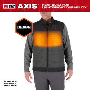 Milwaukee M300 - 21 M12™ Heated AXIS™ Vest - Mississauga Hardware Centre Inc