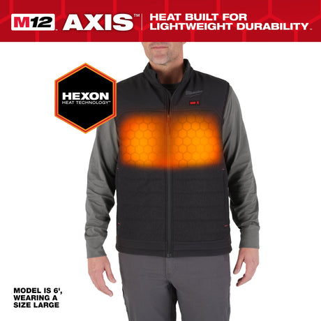 Milwaukee M300 - 21 M12™ Heated AXIS™ Vest - Mississauga Hardware Centre Inc
