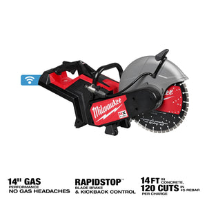 Milwaukee MXF315 - 0 MX FUEL™ 14" Cut - Off Saw w/ RAPIDSTOP™ (Tool Only) - Mississauga Hardware Centre Inc