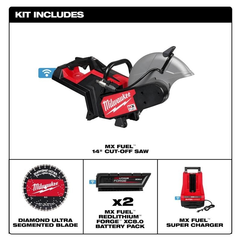 Milwaukee MXF315 - 2XC MX FUEL 14in Cut - Off Saw w/ RAPIDSTOP Kit - Mississauga Hardware Centre Inc