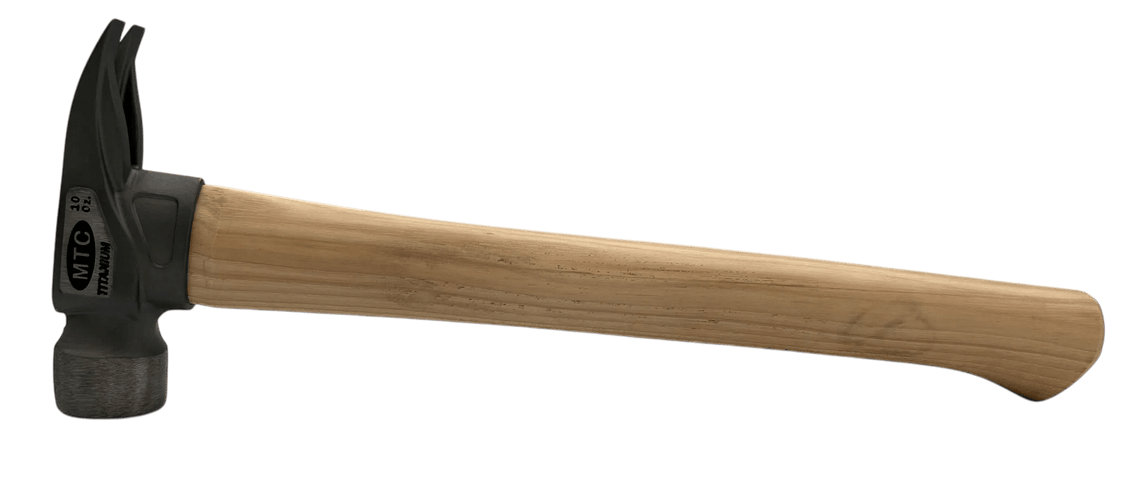 MTC Martinez 14'' Titanium Head O Nose Finish Head Wood Handle - Mississauga Hardware Centre Inc