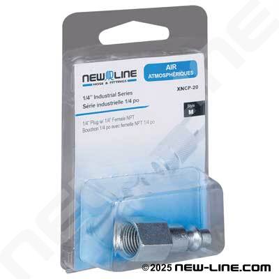 New Line XNCP - 20 1/4" INDUSTRIAL NIPPLE X 1/4" FEMALE NPT - Mississauga Hardware Centre Inc