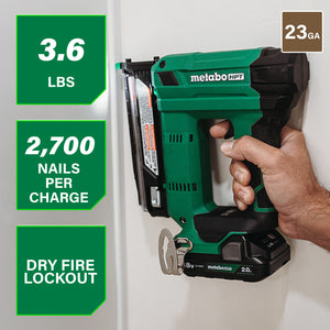metabo HPT NP1835DA 18V MultiVolt™ 23-Gauge Pin Nailer (1x2.0Ah)