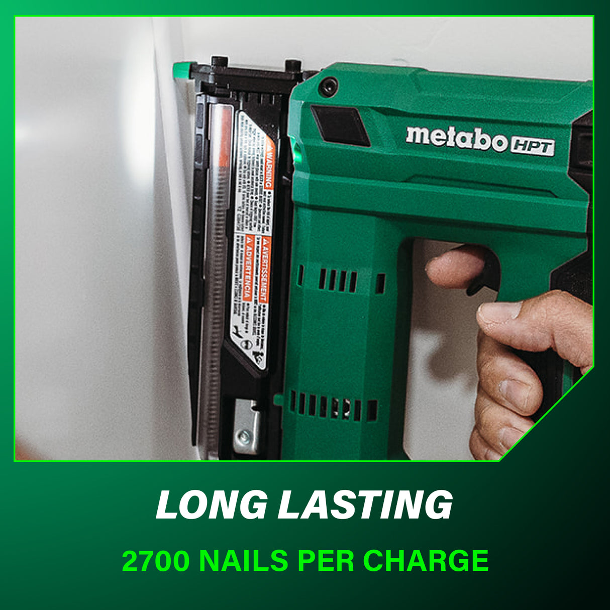 metabo HPT NP1835DA 18V MultiVolt™ 23-Gauge Pin Nailer (1x2.0Ah)