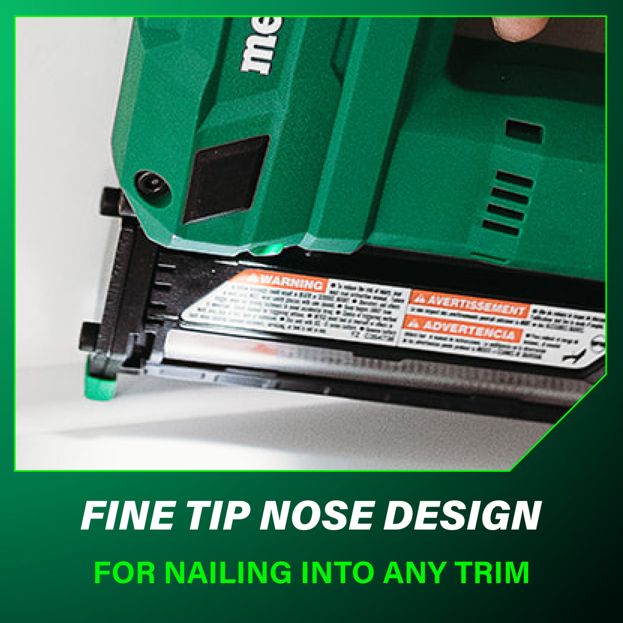 metabo HPT NP1835DA 18V MultiVolt™ 23-Gauge Pin Nailer (1x2.0Ah)