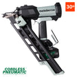 metabo HPT NR1890DCBQRY 18V 30° Cordless Pneumatic 3-1/2" Framing Nailer (1 x 10Ah T-PWR Tabless Battery)