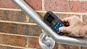 BOSCH GLM165-27CGL BLAZE™ Connected Green-Beam 165 Ft. Laser Measure with (1) 3.7V Lithium-Ion 1.0 Ah Battery