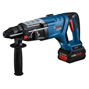Bosch GBH18V-28DCK24 18V Brushless Connected-Ready SDS-plus® Bulldog™ 1-1/8 In. Rotary Hammer Kit with (2) CORE18V 8 Ah High Power Batteries