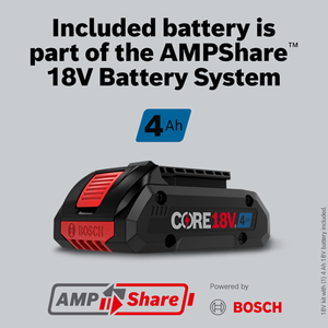 Bosch GRL4000-90CHVGK 18V REVOLVE4000 Connected Green-Beam Self-Leveling Horizontal/Vertical Rotary Laser Kit with (1) CORE18V® 4 Ah Advanced Power Battery