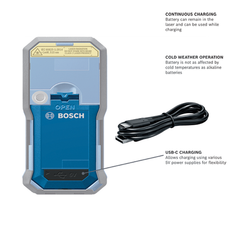 BOSCH GLM-BAT Professional 3.7V Lithium-Ion 1.0 Ah Battery