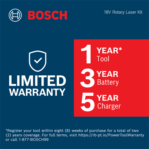 Bosch GRL4000-90CHVGK 18V REVOLVE4000 Connected Green-Beam Self-Leveling Horizontal/Vertical Rotary Laser Kit with (1) CORE18V® 4 Ah Advanced Power Battery